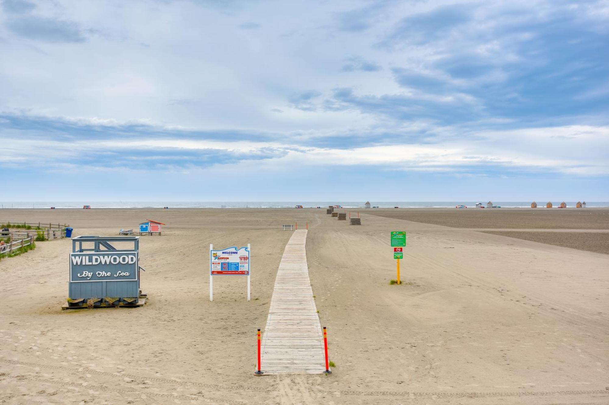 Quaint Wildwood Condo About Walk To Beach! Экстерьер фото